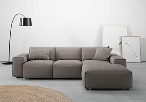 Andas Ecksofa Glimminge, Breite 264, auch in Breitcord + Easy care-Bezug, Zierkissen