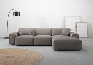 Andas Ecksofa Glimminge, Breite 294, auch in Breitcord + Easy care-Bezug, Zierkissen