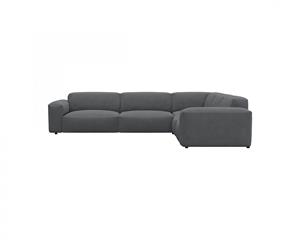 Flexlux Ecksofa Lucera, Skandinavisches Design in hochwertiger Verarbeitung