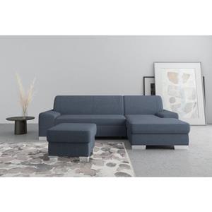 DOMO collection Ecksofa Anzio, wahlweise mit Bettfunktion und Federkern