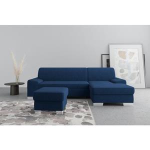 DOMO collection Ecksofa Anzio, wahlweise mit Bettfunktion und Federkern