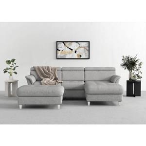 sit&more Ecksofa "Marano", inklusive Kopfteilverstellung, wahlweise mit Bettfunktion, Bettkasten