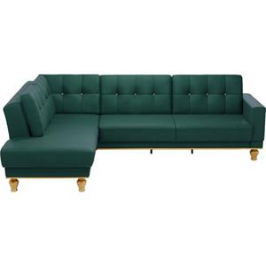 sit&more Ecksofa "Orient 5", mit Strass-Stein, wahlweise mit Bettfunktion und Bettkasten