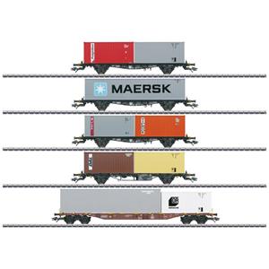 Märklin 47680 H0 containerwagen-set van de DB, MHI
