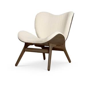 Umage A Conversation Piece houten fauteuil donker eiken - Teddy White