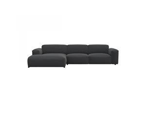 Flexlux Ecksofa Lucera, Skandinavisches Design, In hochwertiger Verarbeitung