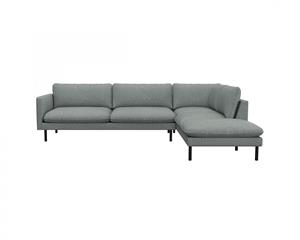 Flexlux Ecksofa Bolzano, Skandinavisches Design, In hochwertiger Verarbeitung