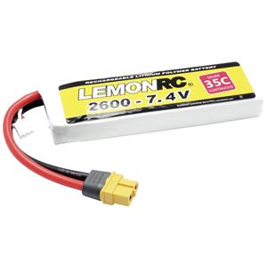 LemonRC Modellbau-Akkupack (LiPo) 7.4V 2600 mAh Zellen-Zahl: 2 35 C Softcase XT60