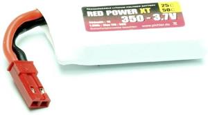Red Power LiPo accupack 3.7 V 350 mAh 25 C Softcase JST, BEC