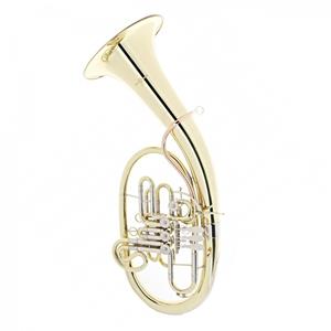 Gear4Music Student Rotary F/Bb Wagner Horn by  Gold