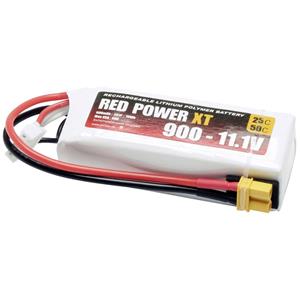 redpower Red Power LiPo accupack 11.1 V 900 mAh 25 C Softcase XT30