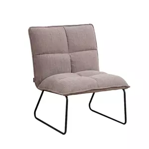 Industrielemeubelshop Fauteuil Joran polyester taupe