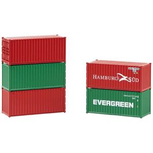 Faller 20 182051 H0 Container 5 stuk(s)