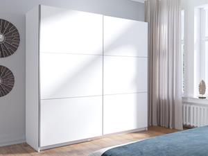 Mobistoxx Kledingkast ARSENIC 2 deuren 151 cm wit zonder spiegel