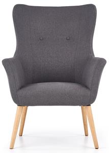 Home Style Fauteuil Cotto in donkergrijs