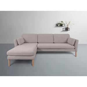 andas Ecksofa "Helsingborg", in skandinavischem Design, inkl. lose Zierkissen