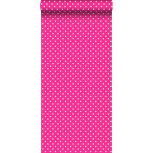 Esta Home ESTAhome behang stippen roze - 115741 - 53 cm x 10,05 m