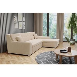 DOMO collection Ecksofa "Treviso", wahlweise mit Bettfunktion, auch in Cord