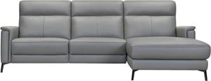 Places of Style Ecksofa "Barano", elektrische Relaxfunktion, Kopfteilverstellung, mit USB-Anschluss.