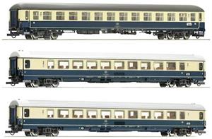 Roco 74035 H0 3er-Set Personenwagen EC 24 „Erasmus“ der DB 2.Klasse Gattung Bm 235, 2.Klasse Gat