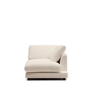 Kave Home Chaise Longue Gala Chenille, Rechts - Beige