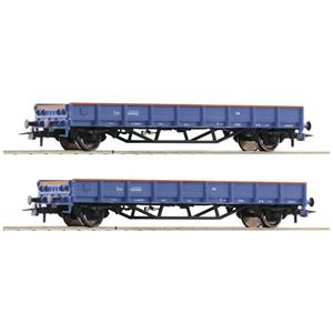 Roco 6600046 H0 2-delige set goederenwagens met lage zijwanden van Volkerrail