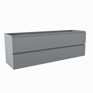 Mondiaz HAY wastafelonderkast - 150x40x50cm - 2 lades - softclose - Plata M45216Plata