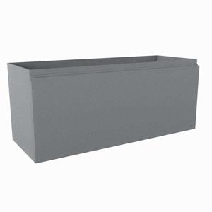 Mondiaz FLOTT wastafelonderkast - 120x45x50cm - 2 lades - softclose - Plata M41127Plata