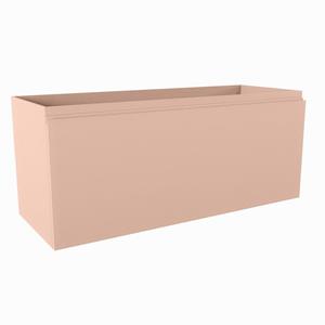 Mondiaz FLOTT wastafelonderkast - 120x45x50cm - 2 lades - uitsparing midden - softclose - Rosee M41116Rosee