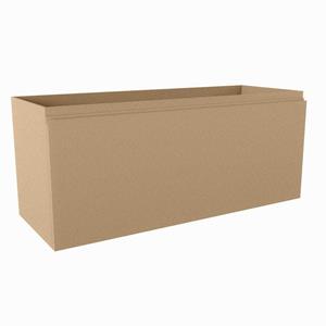 Mondiaz FLOTT wastafelonderkast - 120x45x50cm - 2 lades - uitsparing links - softclose - Oro M41117Oro