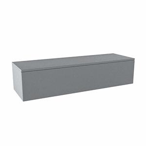 Mondiaz ALAN MODULE Wastafelonderkast - 130x41x30cm - 1 lade - push to open - Plata A45289Plata