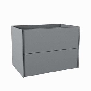 Mondiaz TENCE wastafelonderkast - 70x45x50cm - 2 lades - push to open - softclose - Plata M37164Plata