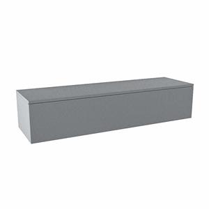 Mondiaz ALAN MODULE Wastafelonderkast - 140x45x30cm - 1 lade - push to open - Plata A45252Plata