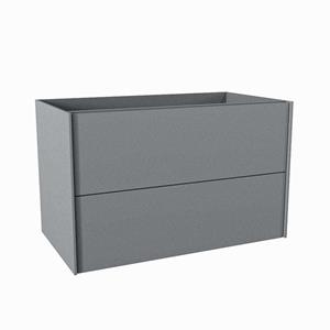 Mondiaz TENCE wastafelonderkast - 80x45x50cm - 2 lades - push to open - softclose - Plata M37165Plata