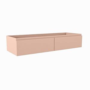 Mondiaz FOGE wastafelonderkast - 130x45x25cm - 2 lades - softclose - Rosee M44184Rosee