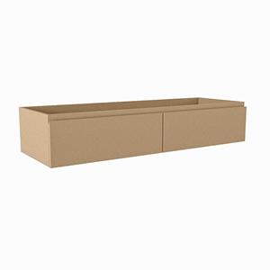 Mondiaz FOGE wastafelonderkast - 130x45x25cm - 2 lades - softclose - Oro M44184Oro