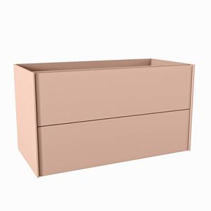 Mondiaz TENCE wastafelonderkast - 90x45x50cm - 2 lades - push to open - softclose - Rosee M37166Rosee