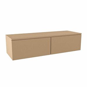 Mondiaz ALAN MODULE Wastafelonderkast - 120x41x30cm - 2 lades - push to open - Oro A45292Oro