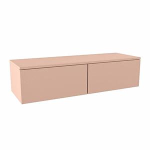 Mondiaz ALAN MODULE Wastafelonderkast - 120x41x30cm - 2 lades - push to open - Rosee A45292Rosee