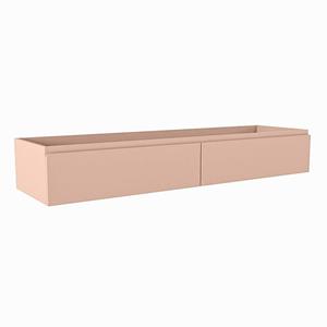 Mondiaz FOGE wastafelonderkast - 160x45x25cm - 2 lades - softclose - Rosee M44199Rosee