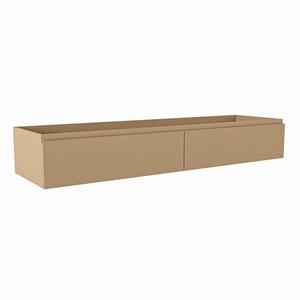 Mondiaz FOGE wastafelonderkast - 160x45x25cm - 2 lades - softclose - Oro M44199Oro