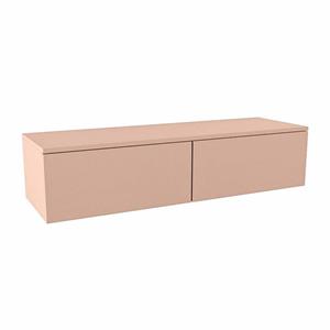 Mondiaz ALAN MODULE Wastafelonderkast - 130x45x30cm - 2 lades - push to open - Rosee A45255Rosee