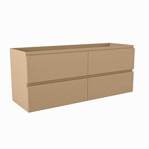 Mondiaz HAY wastafelonderkast - 120x40x50cm - 4 lades - uitsparing midden - softclose - Oro M45218Oro