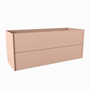 Mondiaz TENCE wastafelonderkast - 120x45x50cm - 2 lades - uitsparing links en rechts - push to open - softclose - Rosee M37111Rosee