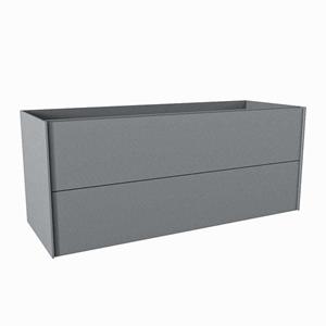 Mondiaz TENCE wastafelonderkast - 120x45x50cm - 2 lades - push to open - softclose - Plata M37169Plata