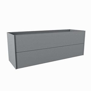 Mondiaz TENCE wastafelonderkast - 140x45x50cm - 2 lades - push to open - softclose - Plata M37171Plata