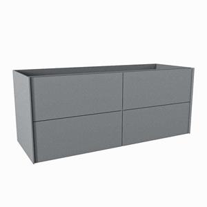 Mondiaz TENCE wastafelonderkast - 120x45x50cm - 4 lades - push to open - softclose - Plata M37173Plata