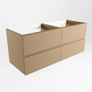 Mondiaz VICA wastafelonderkast - 120x45x50cm - 4 lades - uitsparing rechts - softclose - Oro M73140Oro