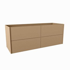 Mondiaz TENCE wastafelonderkast - 130x45x50cm - 4 lades - push to open - softclose - Oro M37174Oro