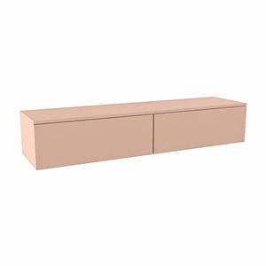 Mondiaz ALAN MODULE Wastafelonderkast - 160x45x30cm - 2 lades - push to open - Rosee A45258Rosee